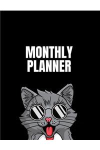 Monthly Planner Cats