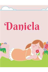 Daniela Personalized Sketchbook Journal Notebook