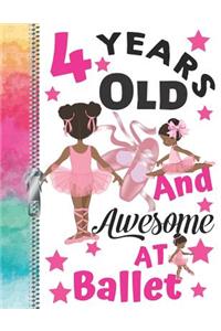 4 Years Old And Awesome At Ballet