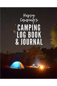 Happy Camping's Camping Log Book Journal