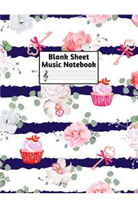 Blank Sheet Music Notebook