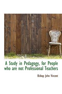 A Study in Pedagogy for People Who Are Not Professional Teachers