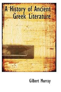 A History of Ancient Greek Literature