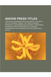 Avatar Press Titles