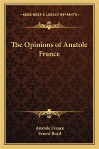 Opinions of Anatole France