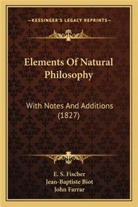 Elements Of Natural Philosophy