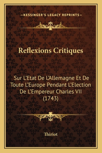 Reflexions Critiques