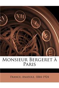 Monsieur Bergeret à Paris