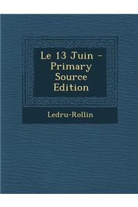 Le 13 Juin