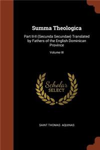 Summa Theologica