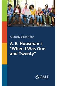 Study Guide for A. E. Housman's 
