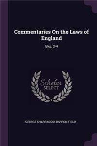 Commentaries On the Laws of England