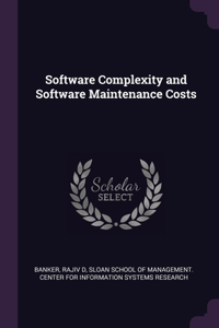 Software Complexity and Software Maintenance Costs