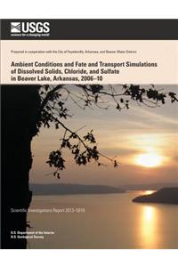 Ambient Conditions and Fate and Transport Simulations of Dissolved Solids, Chloride, and Sulfate in Beaver Lake, Arkansas, 2006?10