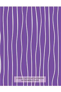 Cornell Notes Inspirational Notebook 160 Numbered Pages