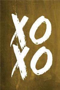Chalkboard Journal - XOXO (Yellow)