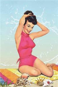 Pin-Up Girl on the Beach Journal