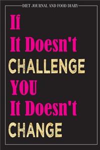 Diet Journal And Food Diary