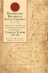 Proprietary Records of South Carolina