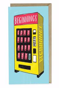 Em & Friends New Beginnings Vending Card