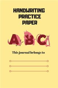 Handwriting Practice Paper