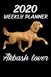 2020 Weekly Planner Akbash Lover