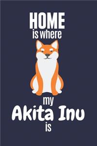 Home is where my Akita Inu is