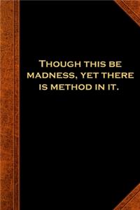 2020 Daily Planner Shakespeare Quote Madness Method 388 Pages