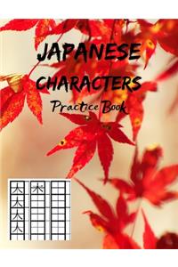 Japanese Characters Practice Book
