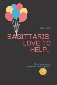 Sagittarius Love to help