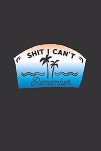 Shit I Can't Remember, surfer notebook for password and log ID