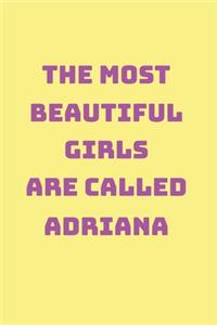 Adriana Girl Woman Notebook