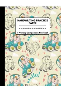 Handwriting Practice Paper Notebook Primary Composition Notebook