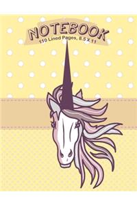 Notebook 110 Lined Pages, 8.5 X 11