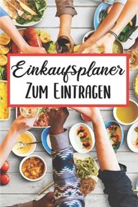 Einkaufsplaner Zum Eintragen