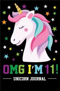 OMG I'm 11! Unicorn Journal