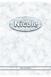 Nicole - Lined Notebook