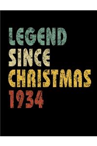 Legend Since Christmas 1934