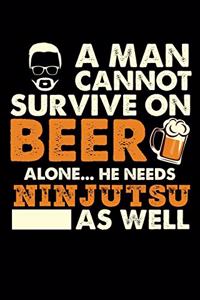 A Man Cannot Survive On Beer Alone He Needs Ninjutsu As Well
