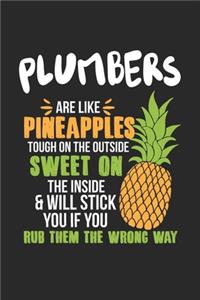 Plumbers Are Like Pineapples. Tough On The Outside Sweet On The Inside