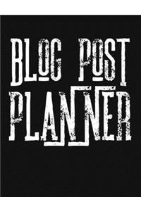 Blog Post Planner