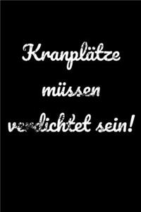 Kranplätze müssen verdichtet sein!