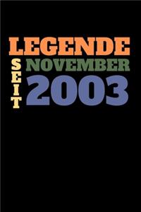 Legende seit November 2003