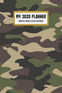 My 2020 Calendar Planner