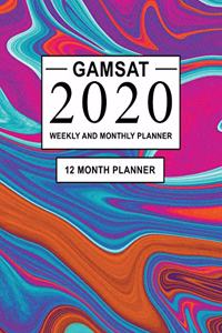GAMSAT 2020 Weekly and Monthly Planner