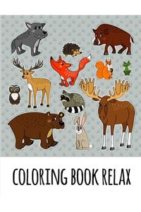 coloring book relax