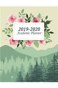 2019-2020 Academic Planner: 24 Months, Two Year Calendar Planner, Daily Weekly Monthly Planner, Organizer, Agenda, 482 Pages Large 8.5 X 11