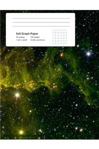 Space Graph Paper Notebook