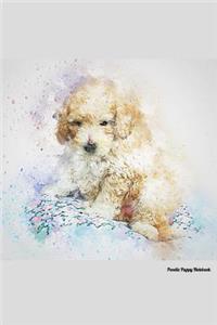 Poodle Puppy Notebook