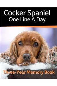 Cocker Spaniel - One Line a Day